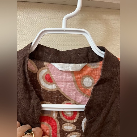 ⚫️ BOGO Promod Sleeveless Dress Bold Patterns lightweight summer size medium - Picture 4 of 7